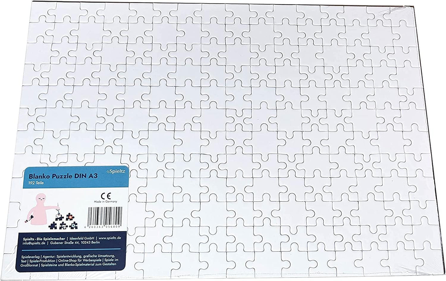 Spieltz - großes Blanko Puzzle DIN A3