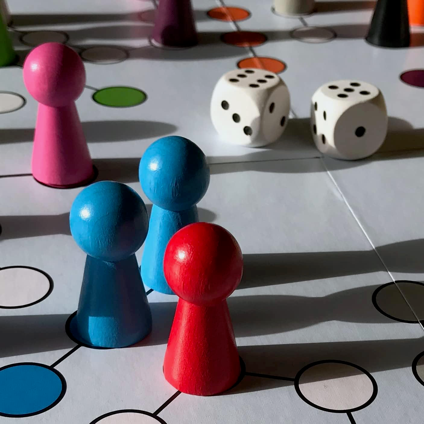 Spieltz Party Ludo, XL Ludo Spiel für viele Spieler
