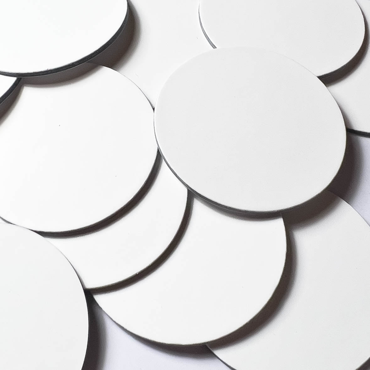 Spieltz - Blanko Memo Karten rund 8,5 cm