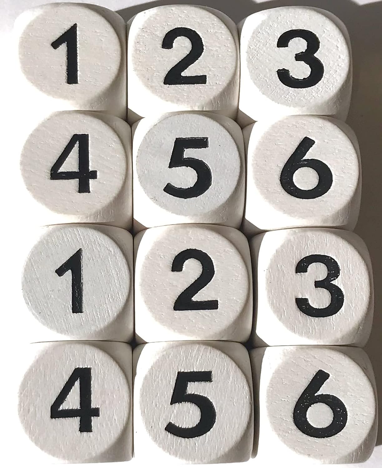 Spieltz Würfel - Zahlenwürfel 1-6, 16 mm aus Holz, viele Farben verfügbar