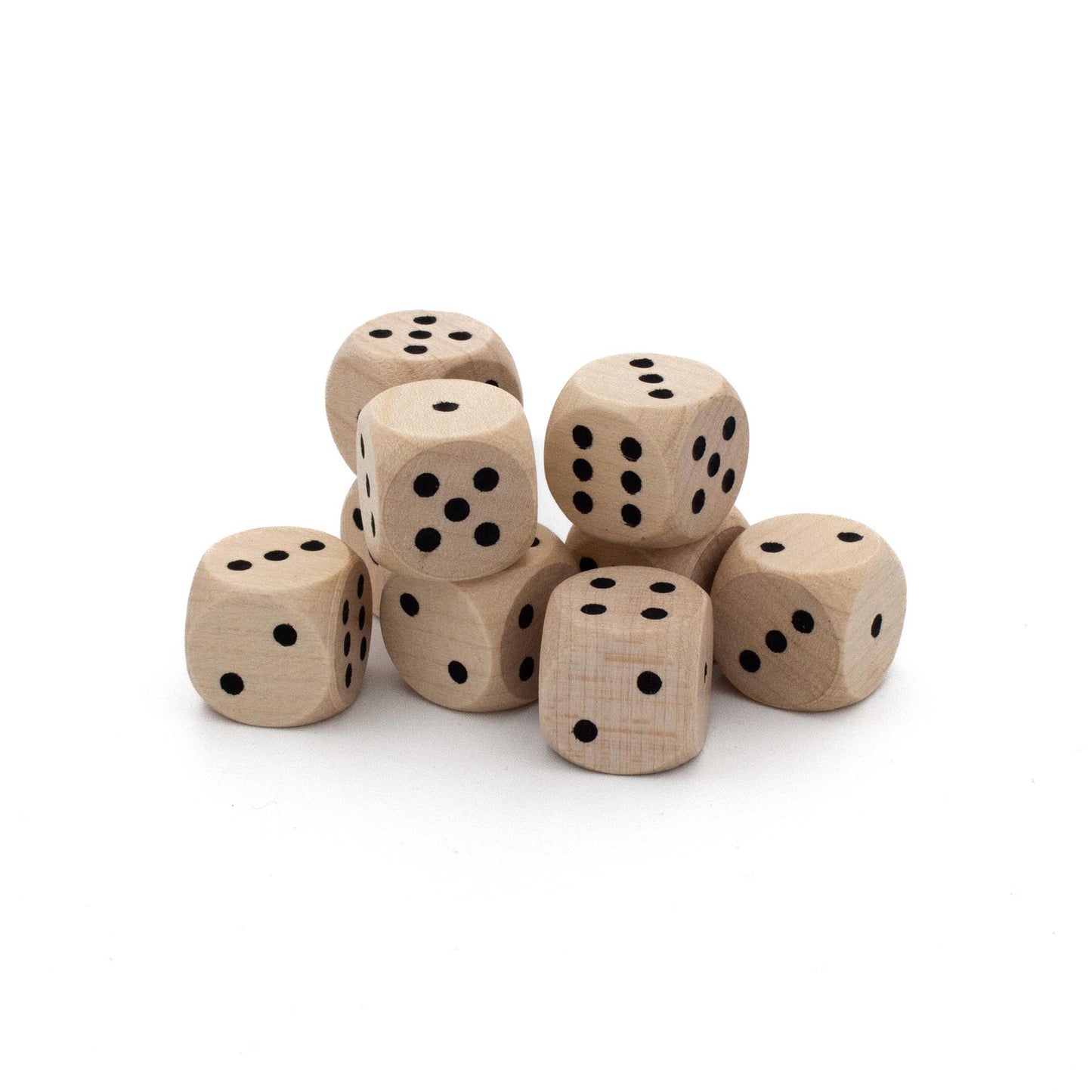 Spieltz Würfel - Augenwürfel 16 mm aus Holz, viele Farben verfügbar