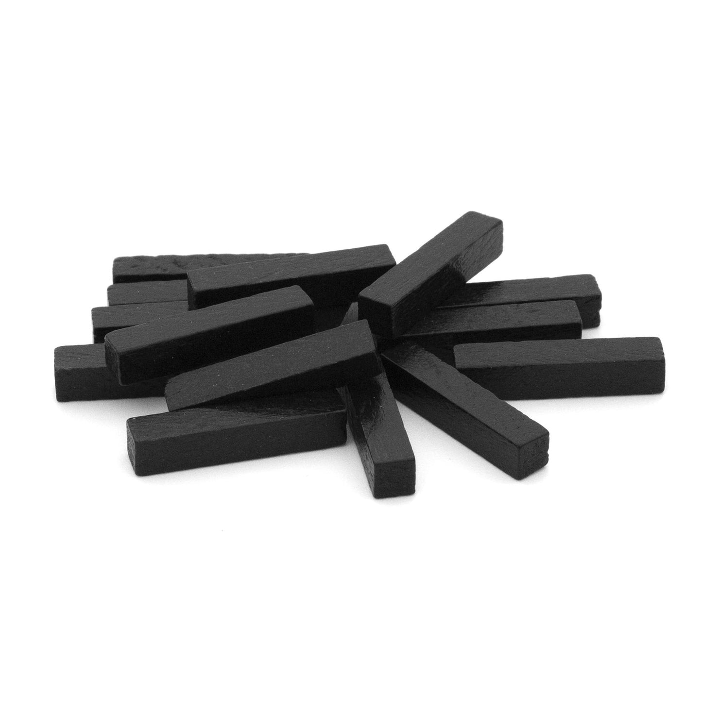 Spieltz Vierkantstäbchen 5x5x25 mm aus Holz, viele Farben verfügbar
