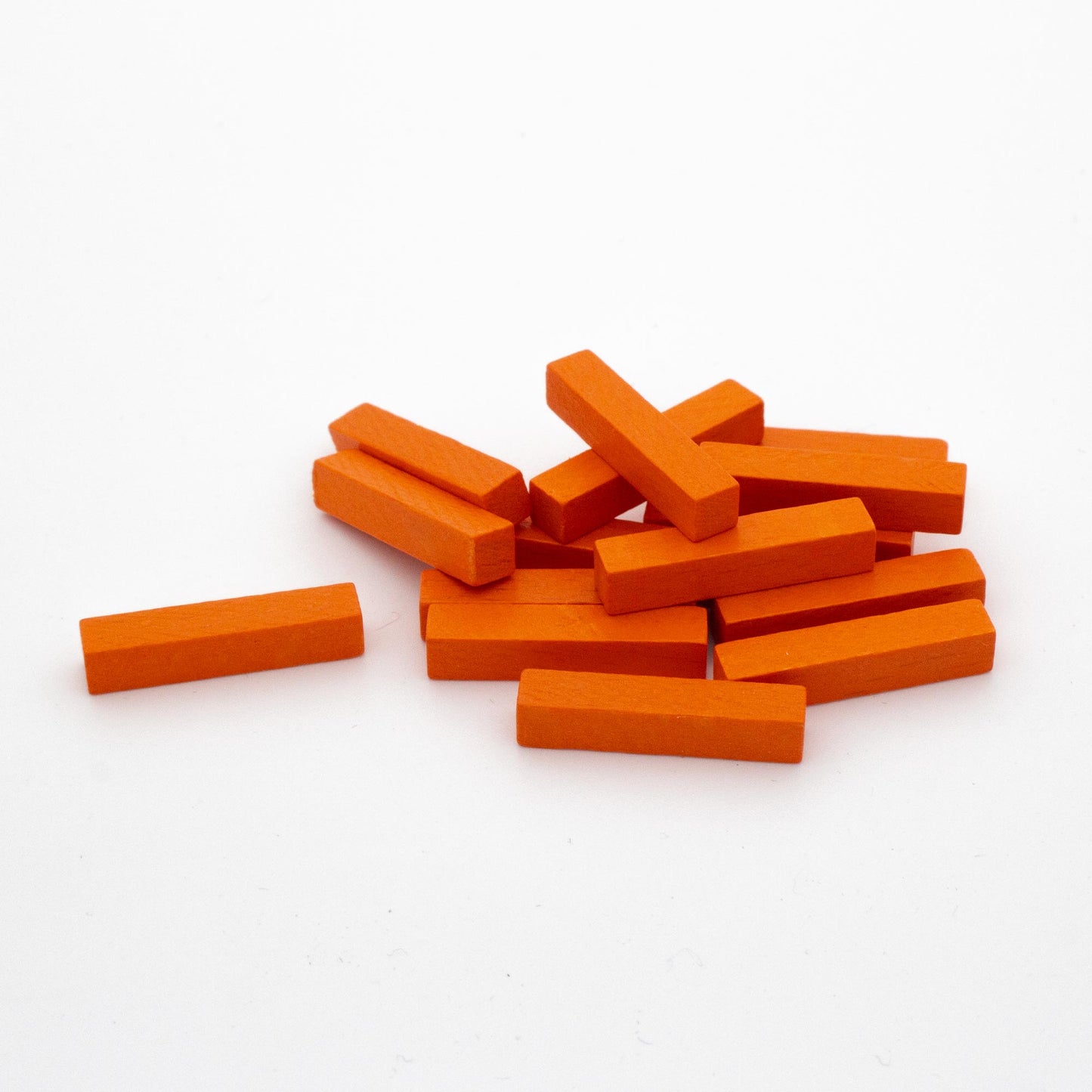 Spieltz Vierkantstäbchen 5x5x25 mm aus Holz, viele Farben verfügbar
