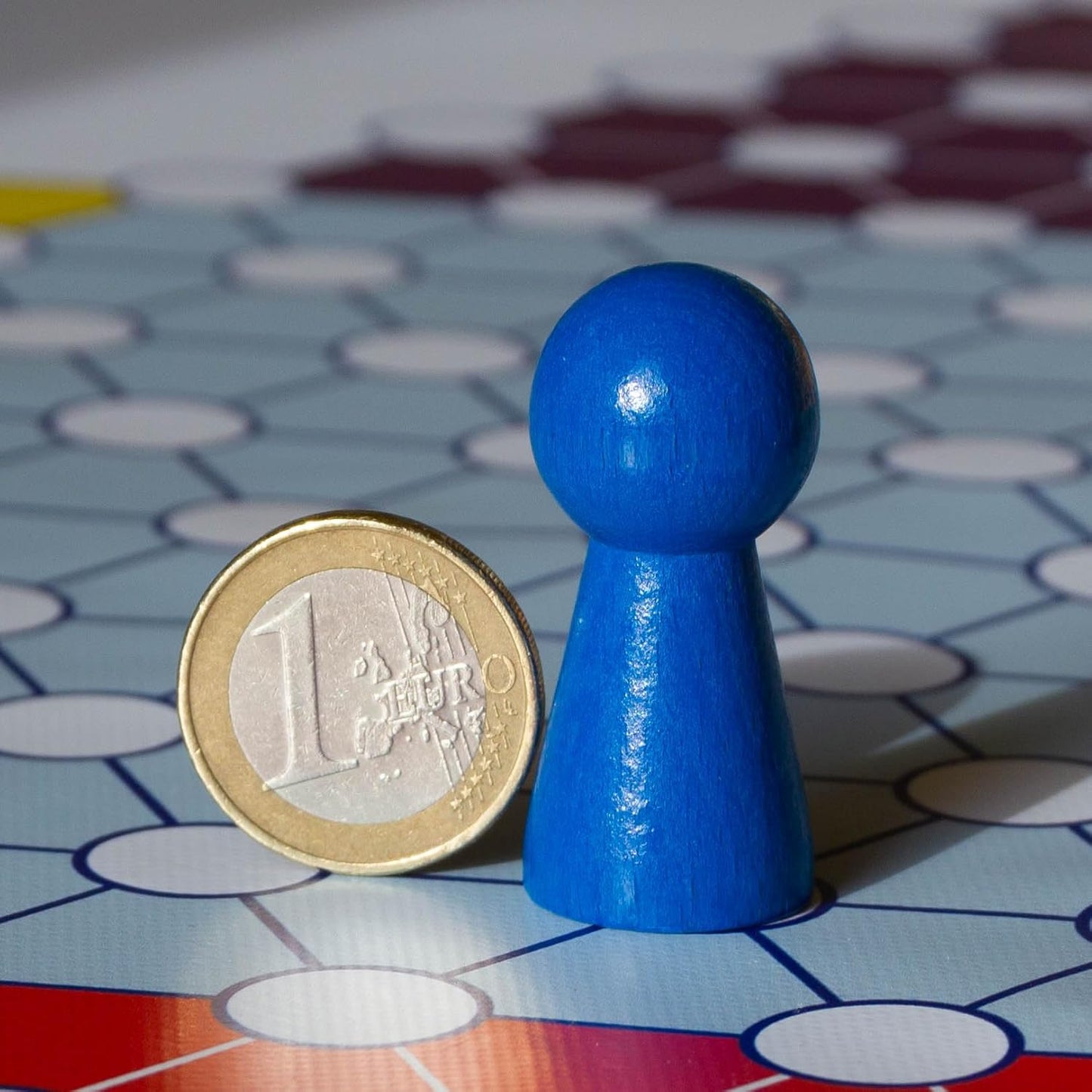 Spieltz große Spielfiguren aus Holz, Halmakegel 19x40 mm, für Brettspiele, farblich gemischt, verschiedene Sets verfügbar