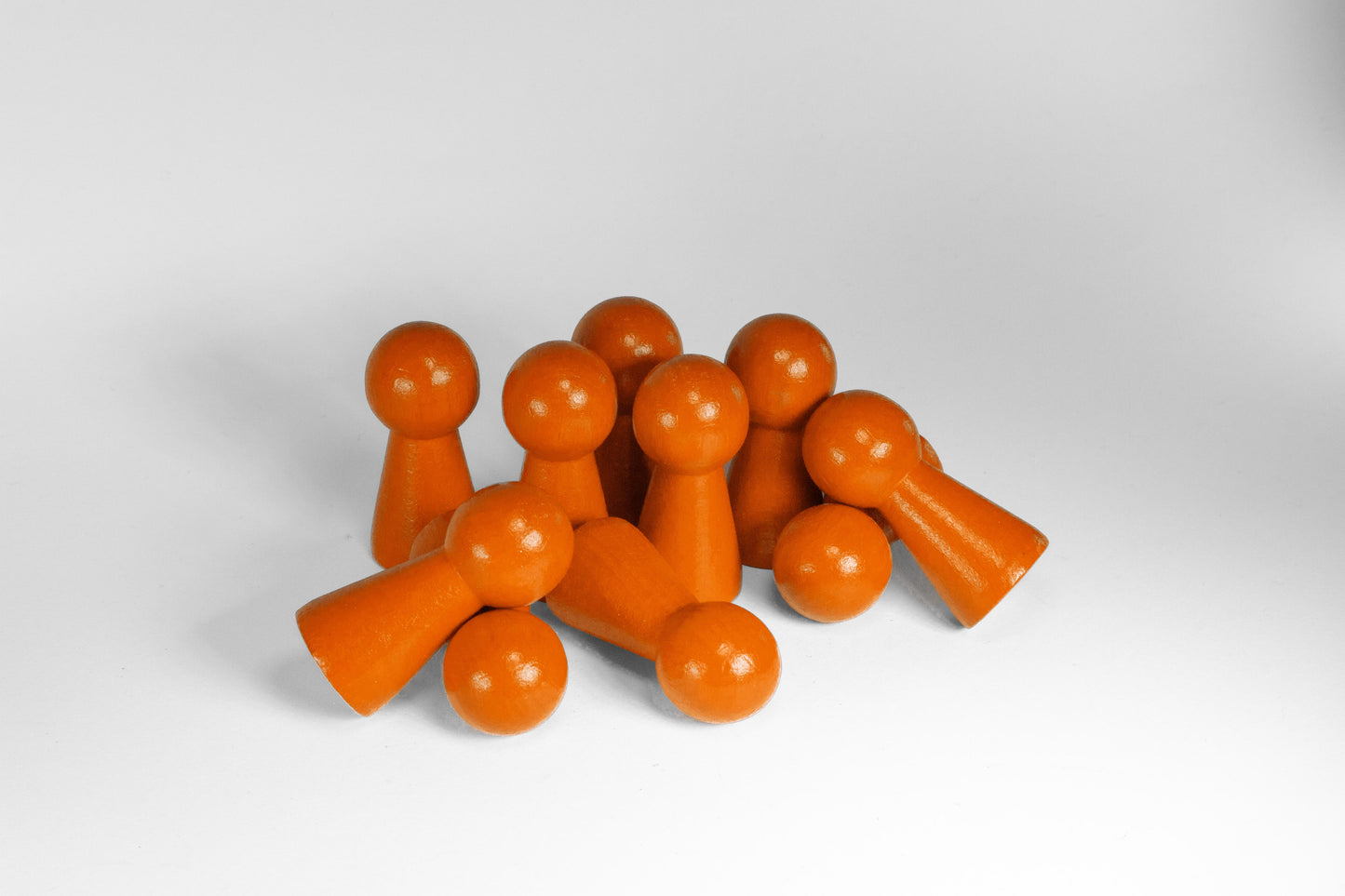 Spieltz große Halmakegel 19x40 mm aus Holz, viele Farben verfügbar