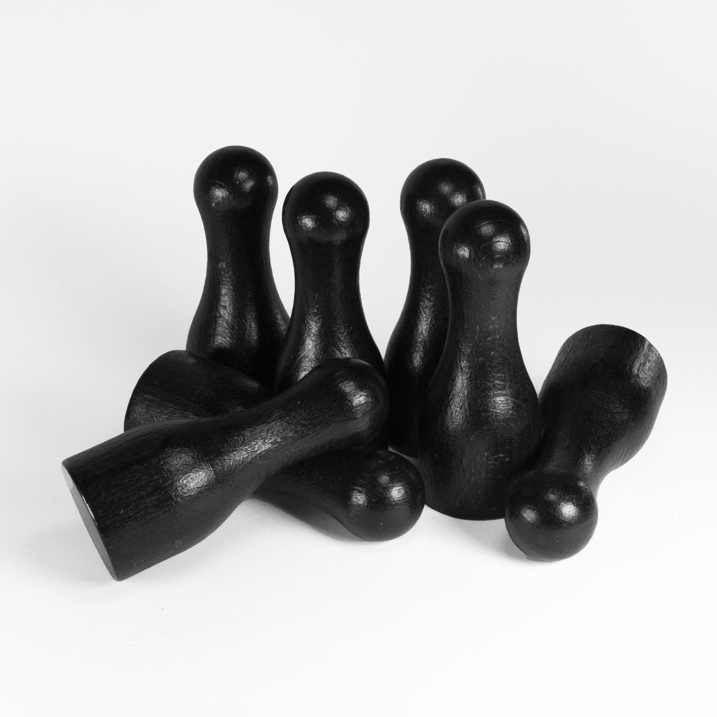 Spieltz Spielfiguren - Halmakegel / Flaschenkegel XL, 6 cm hoch (25/60 mm), aus Holz, viele Farben verfügbar