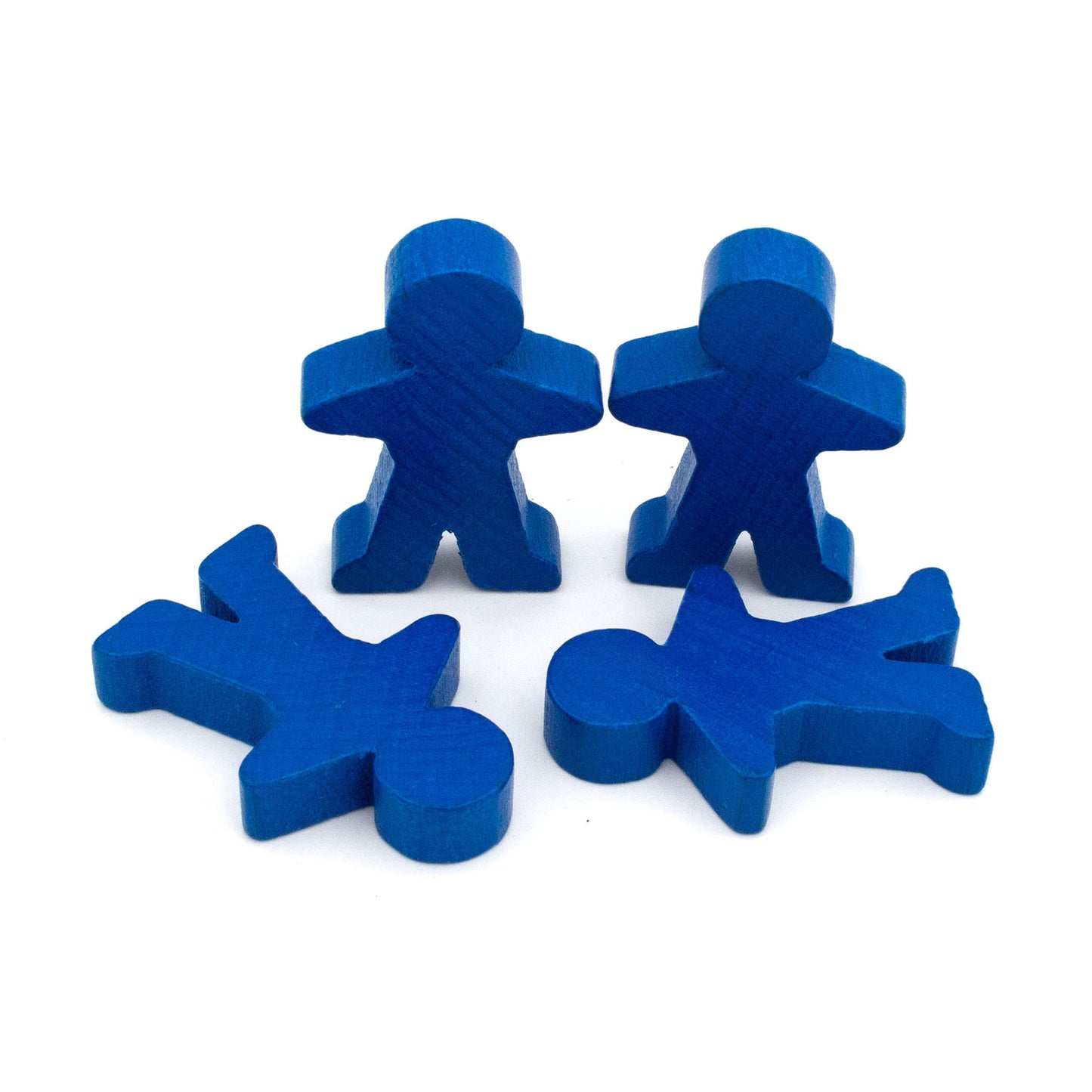 Spieltz Spielfiguren 5 cm hoch (35x50x10 mm), flach, aus Holz, viele Farben verfügbar