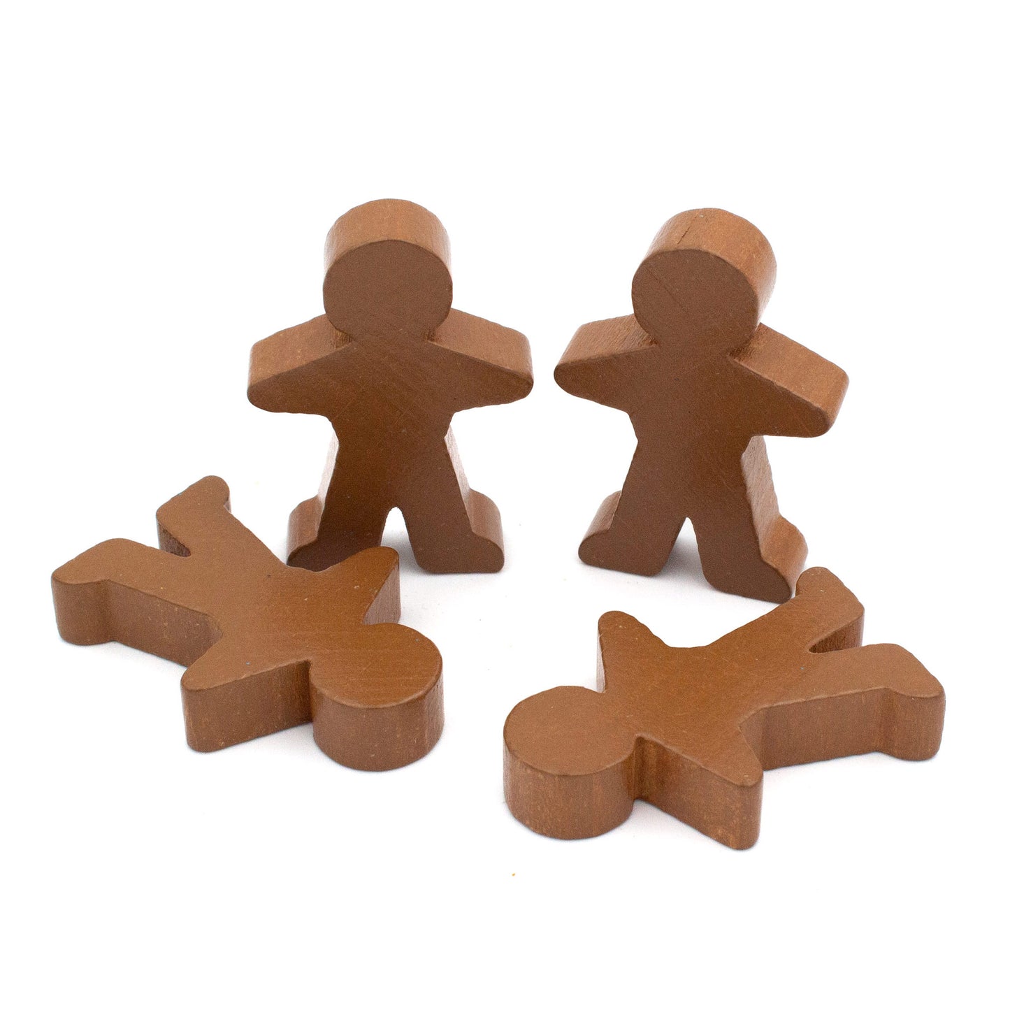 Spieltz Spielfiguren 5 cm hoch (35x50x10 mm), flach, aus Holz, viele Farben verfügbar