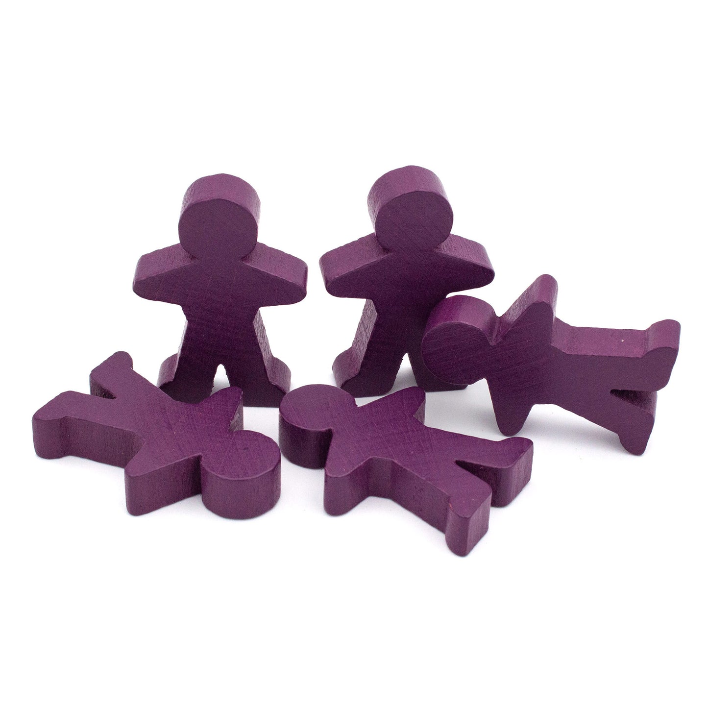 Spieltz Spielfiguren 5 cm hoch (35x50x10 mm), flach, aus Holz, viele Farben verfügbar