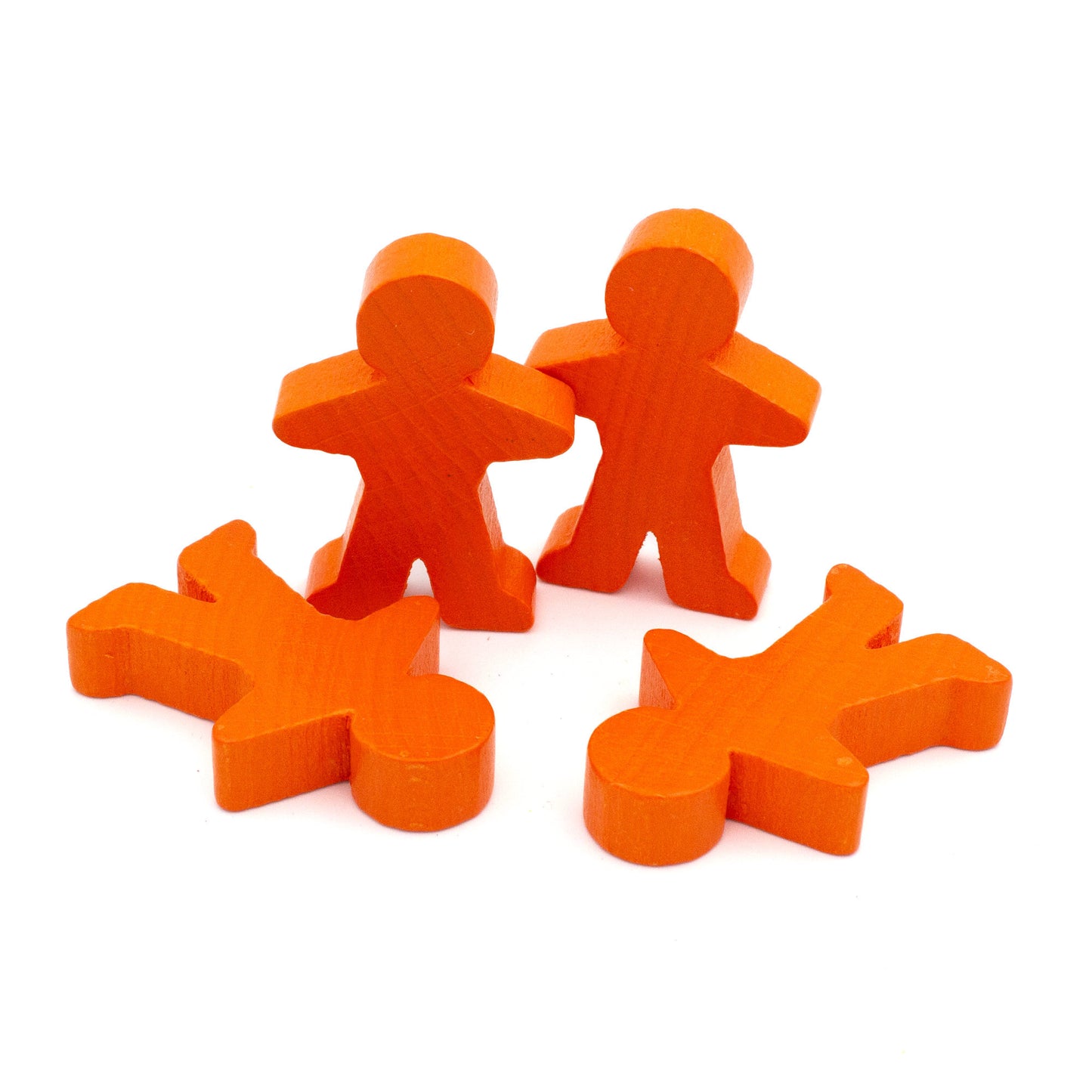 Spieltz Spielfiguren 5 cm hoch (35x50x10 mm), flach, aus Holz, viele Farben verfügbar