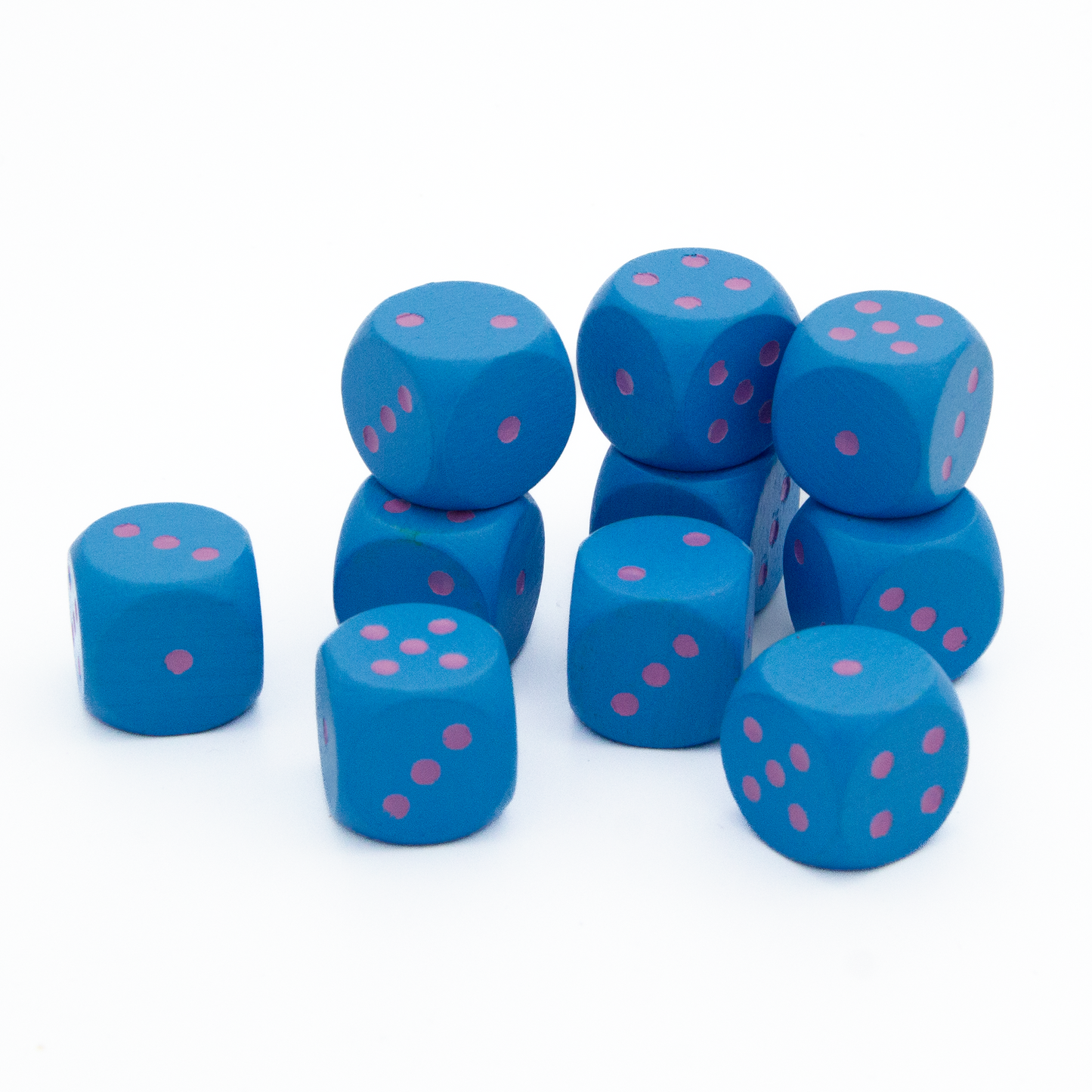 Spieltz Augenwürfel 16 mm aus Holz, in Sonderfarben