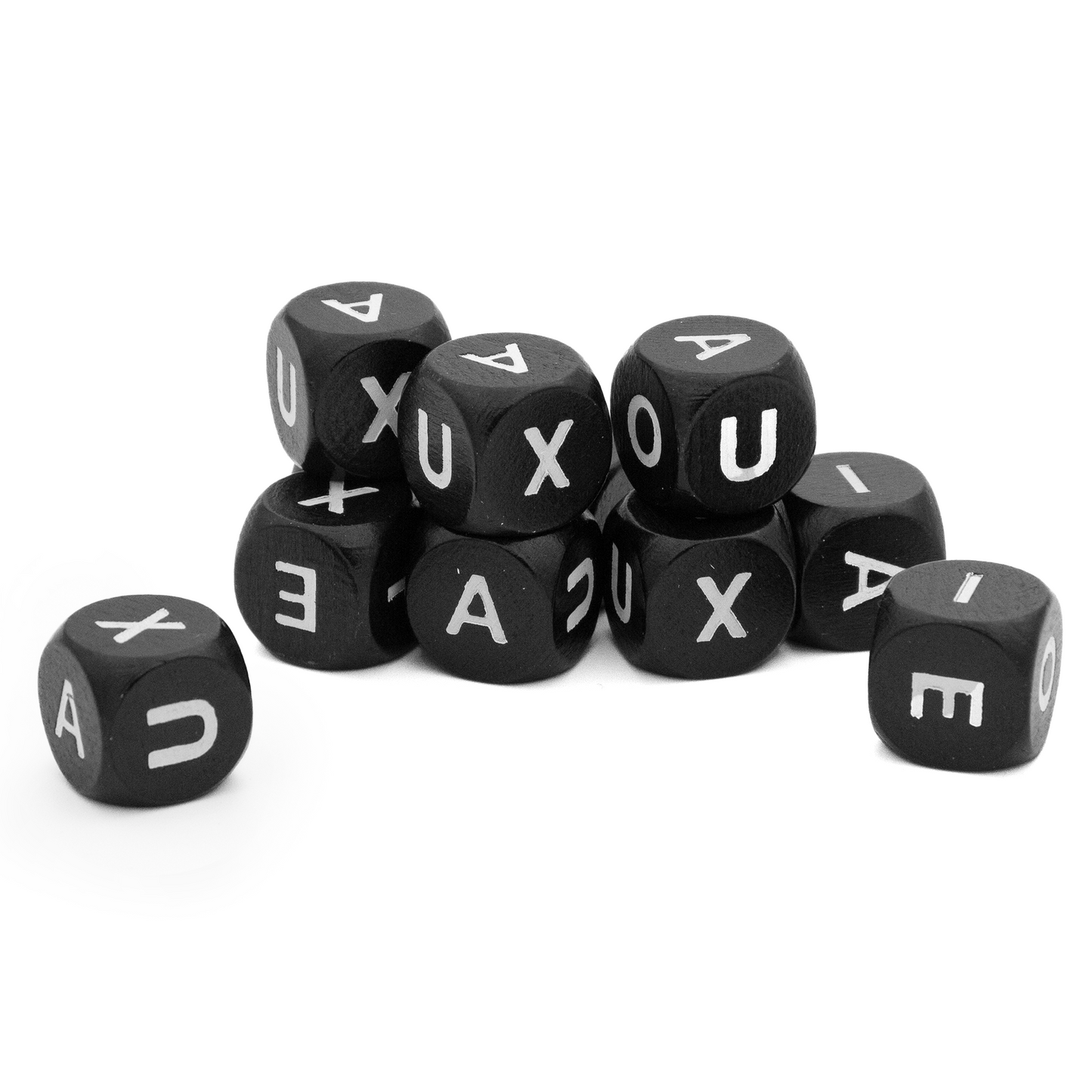 Spieltz Würfel - Buchstabenwürfel 16 mm aus Holz, verschiedene Kombinationen verfügbar