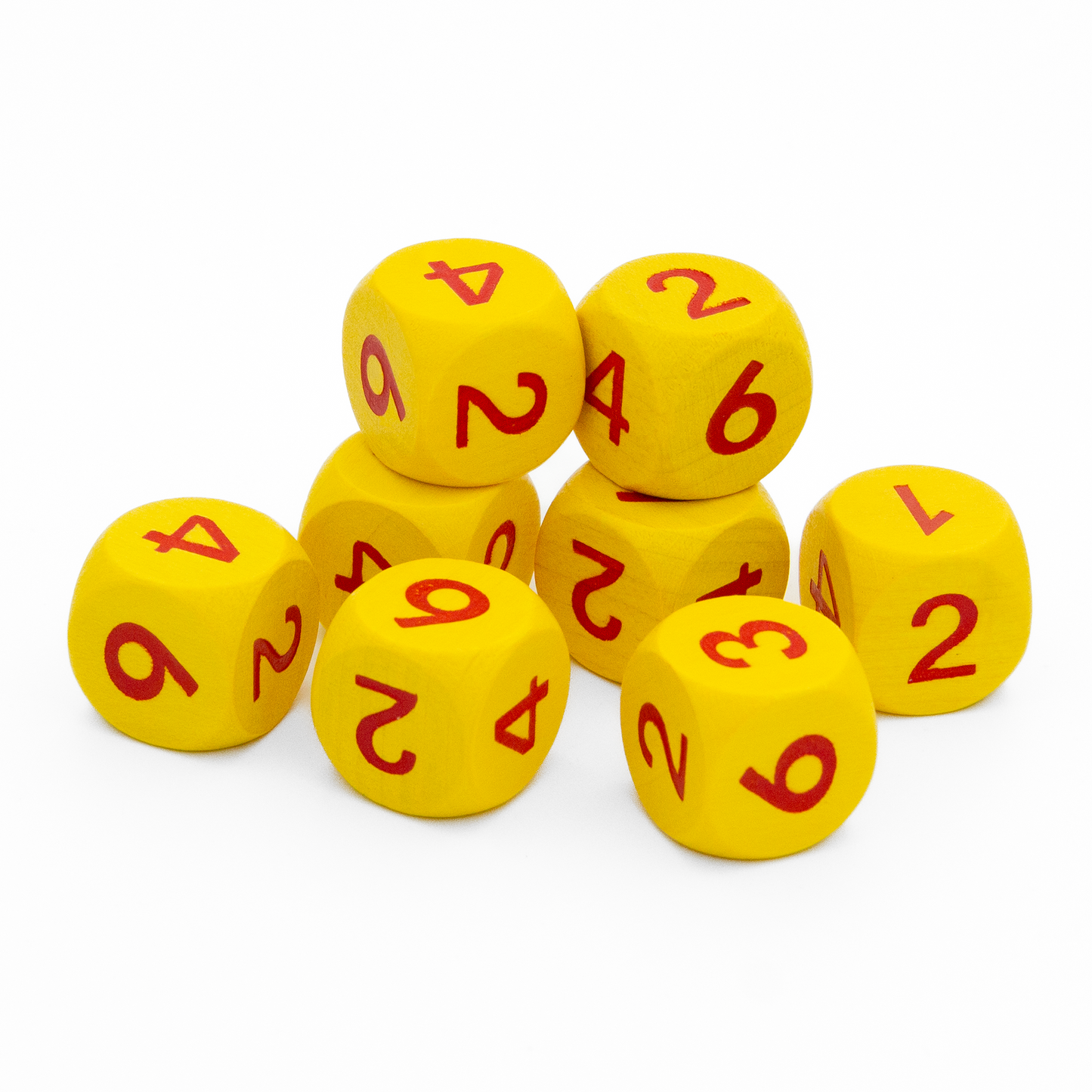 Spieltz Würfel - Zahlenwürfel 1-6, 16 mm aus Holz, viele Farben verfügbar