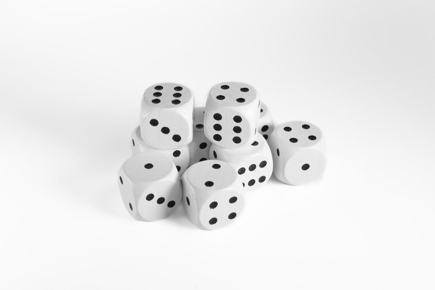 Spieltz Würfel - Augenwürfel XL 25 mm, aus Holz, viele Farben verfügbar