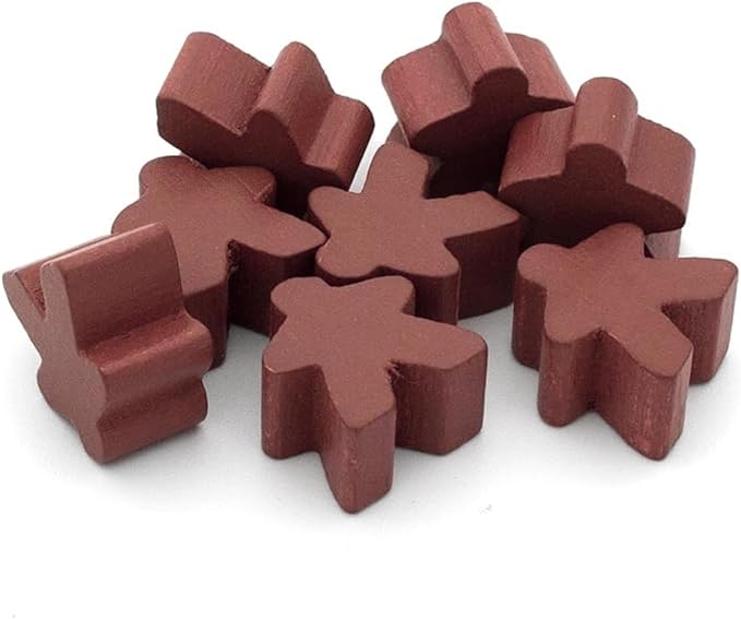 Spieltz Spielfiguren 16x16x10 mm aus Holz, viele Farben verfügbar